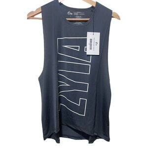 Zyia Active Gray tank top shirt athletic sz Large. Brand New Running, Workouts
